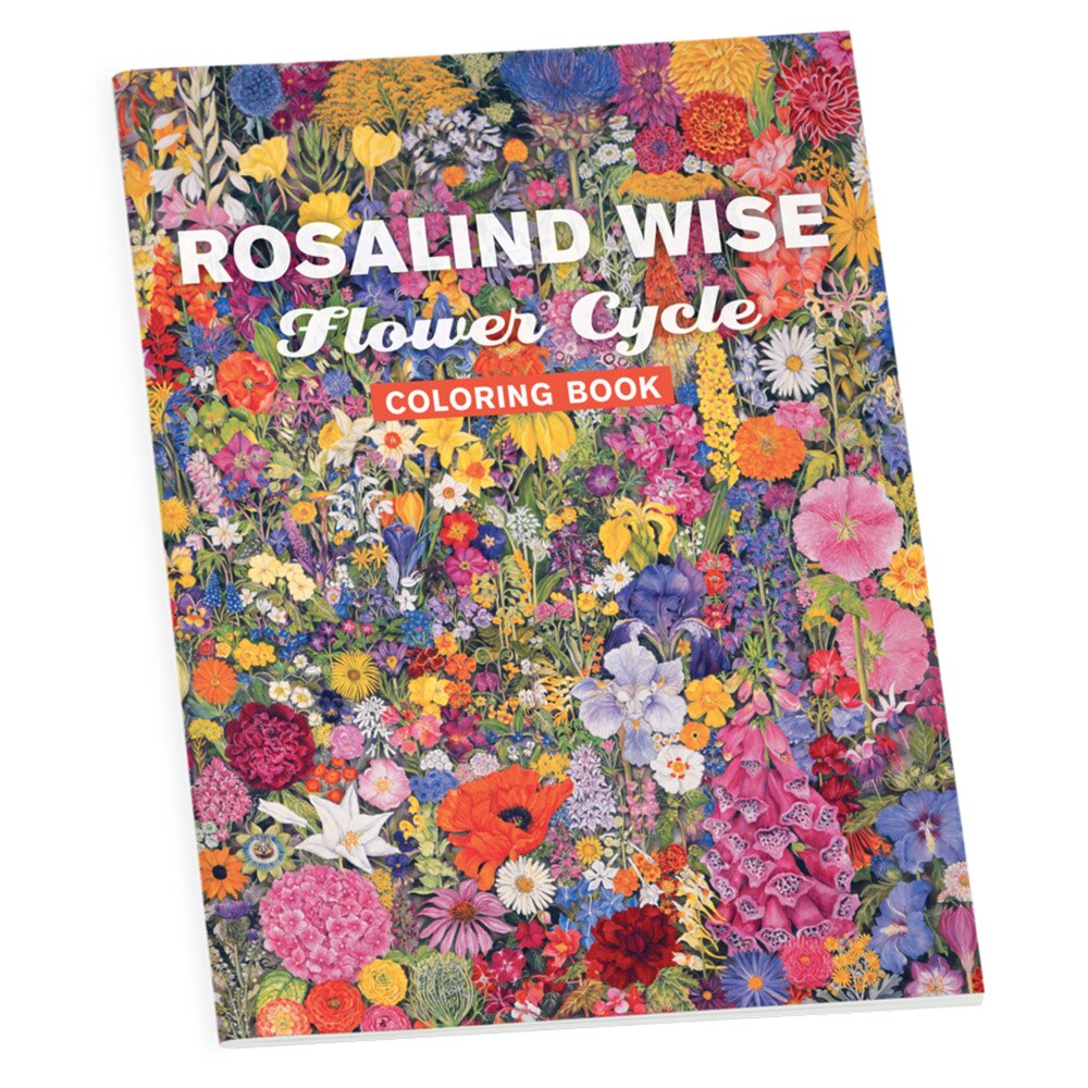 Pomegranate, Coloring Book, Rosalind Wise Flower Cycle